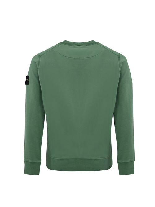 Felpa in cotone 63051 Sage STONE ISLAND | 811563051V0055